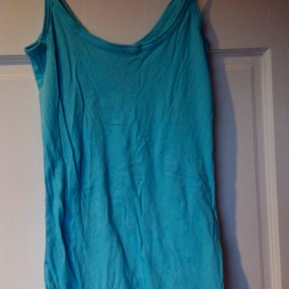Blue tank top